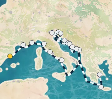 21 Night Barcelona to Athens cruise