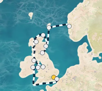 14 Night Tilbury to Bergen cruise