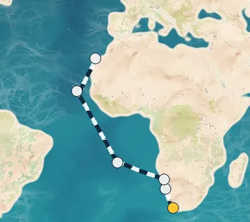 17 Night Cape Town to Las Palmas cruise