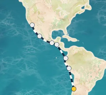 15 Night Santiago to Los Angeles cruise