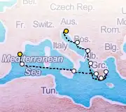 10 Night Trieste to Barcelona cruise