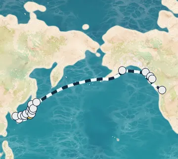 34 Night Tokyo to Vancouver cruise