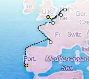 14 Night Lisbon to London cruise