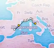 7 Night Rome to Barcelona cruise
