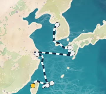 10 Night Taichung to Seoul cruise