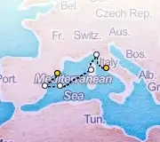7 Night Rome to Barcelona cruise