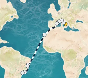 19 Night Naples to Sao Paulo cruise