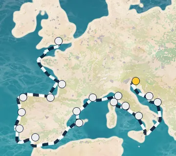 19 Night Trieste to London cruise