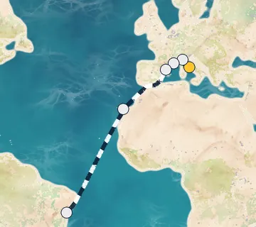 13 Night Rome to Salvador cruise