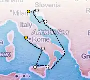 7 Night Rome to Venice cruise