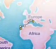 9 Night Las Palmas to Rome cruise