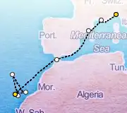 12 Night Tenerife to Portofino cruise