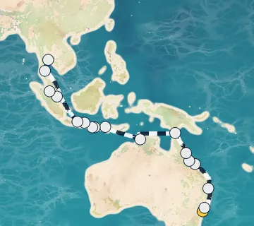 28 Night Sydney to Bangkok cruise