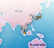 62 Night Tokyo to Singapore cruise