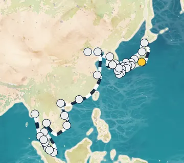 62 Night Tokyo to Singapore cruise