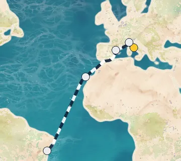 13 Night Rome to Salvador cruise