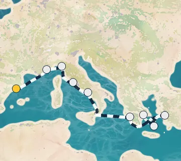 11 Night Barcelona to Athens cruise