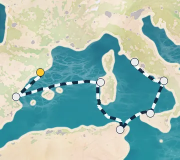 7 Night Barcelona to Rome cruise