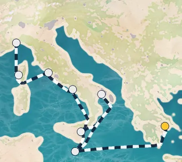 11 Night Athens to Savona cruise