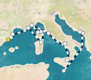 14 Night Barcelona to Dubrovnik cruise