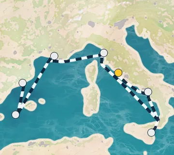 7 Night Rome to Barcelona cruise