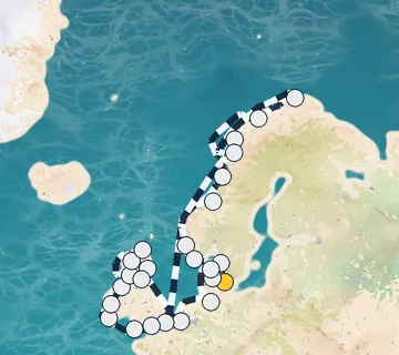 35 Night Copenhagen to Copenhagen cruise
