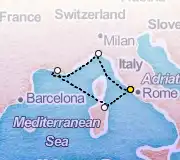 4 Night Rome to Rome cruise