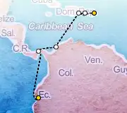 9 Night Guayaquil to San Juan cruise