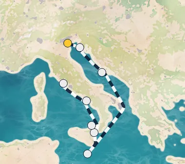 8 Night Venice to Rome cruise