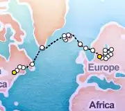 35 Night Copenhagen to Montreal cruise