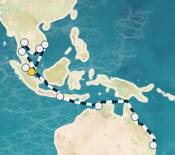 24 Night Singapore to Brisbane cruise