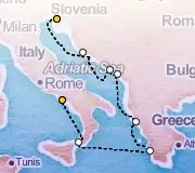 7 Night Trieste to Naples cruise