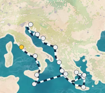 14 Night Rome to Trieste cruise