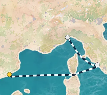 3 Night Barcelona to Savona cruise