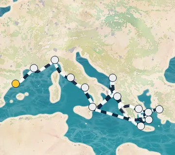 21 Night Barcelona to Athens cruise