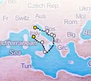 7 Night Ravenna to Rome cruise