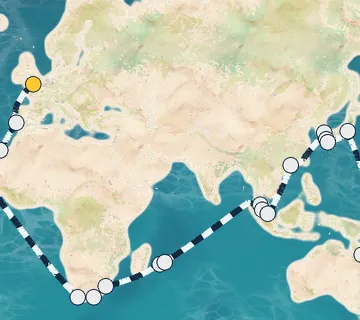 67 Night London to Sydney cruise