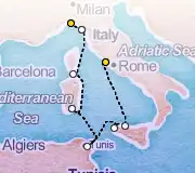 8 Night Portofino to Rome cruise