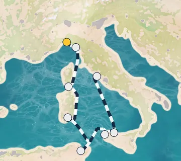 8 Night Portofino to Rome cruise