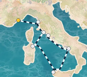 6 Night Monte Carlo to Rome cruise
