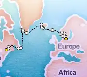 30 Night Copenhagen to Montreal cruise