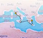 7 Night Athens to Rome cruise