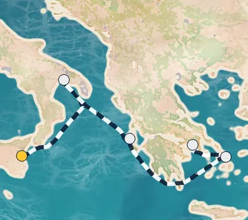4 Night Catania to Athens cruise