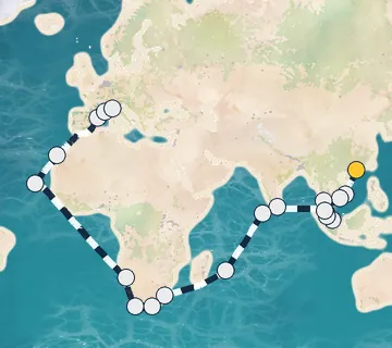 48 Night Hong Kong to Savona cruise