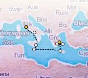 8 Night Rome to Athens cruise