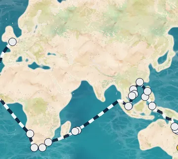 65 Night Sydney to London cruise