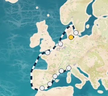 11 Night Kiel to Portofino cruise