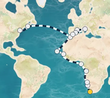 36 Night Cape Town to New York cruise