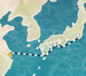 6 Night Shanghai to Tokyo cruise