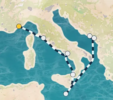 7 Night Monte Carlo to Dubrovnik cruise